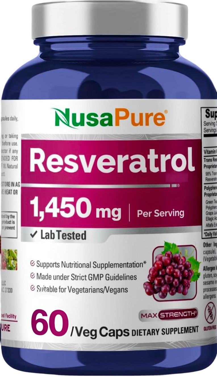 RESVERATROL 60 CAPSULAS EE.UU