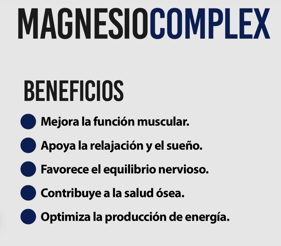Magnesio Complex 1000mg — 60 Cápsulas