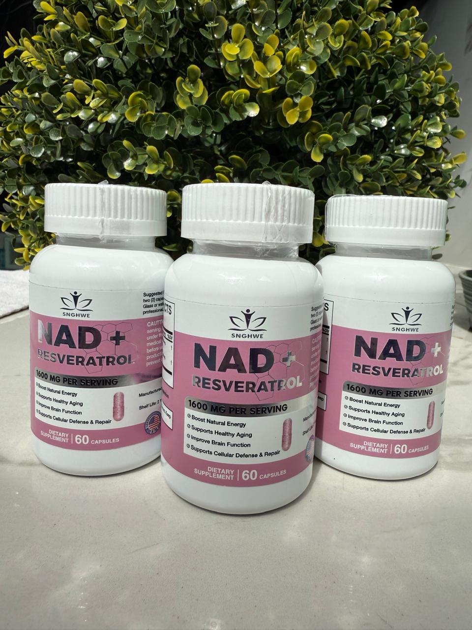 NAD+ Resveratrol 60 Cápsulas