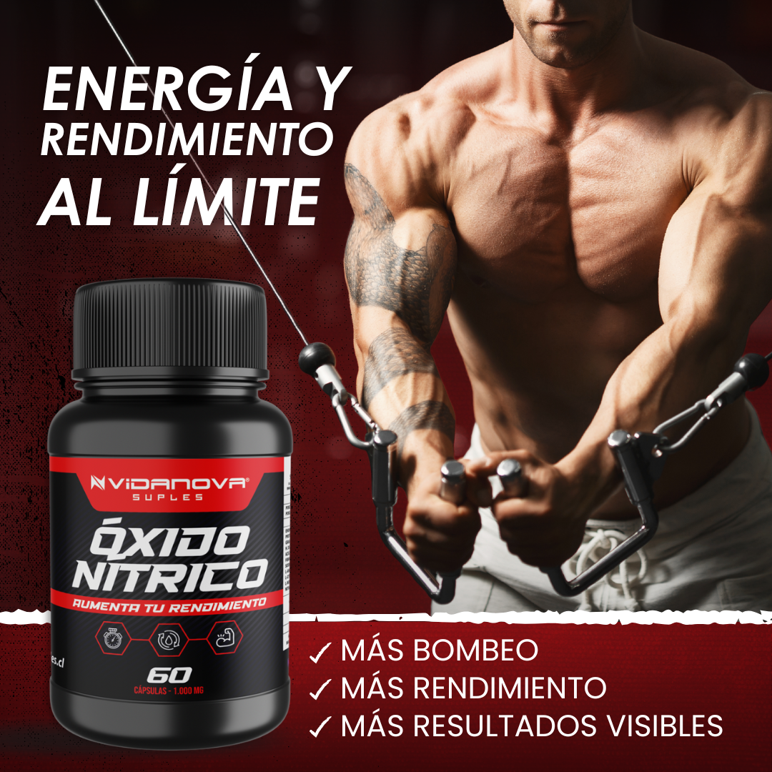 Óxido Nítrico 1000mg — 60 Cápsulas