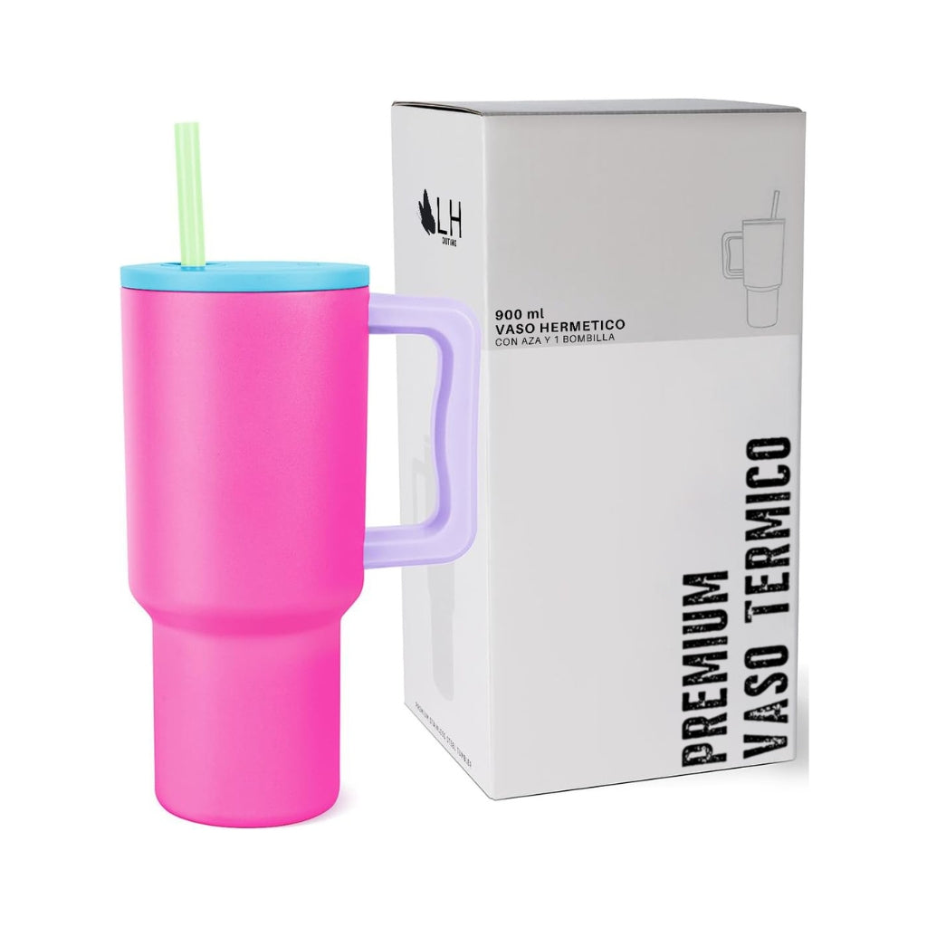 Vaso Térmico Premium 900 ml Fucsia Multi