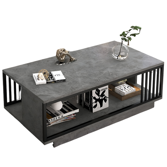 Mesa De Centro Para Living Gris