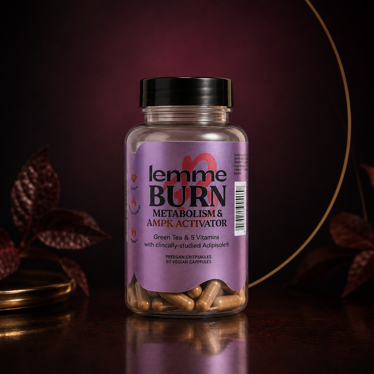 Lemme Burn de AuraKatei sobre fondo premium ciruela